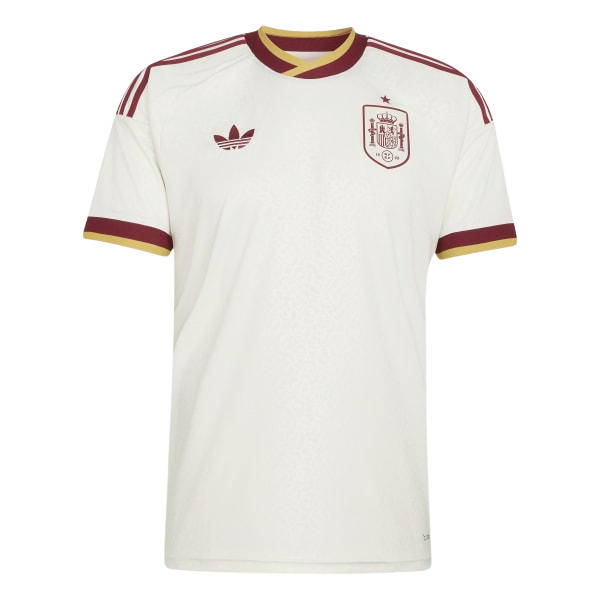 Spain 2026 Away Jersey – Cream & Red Edition
