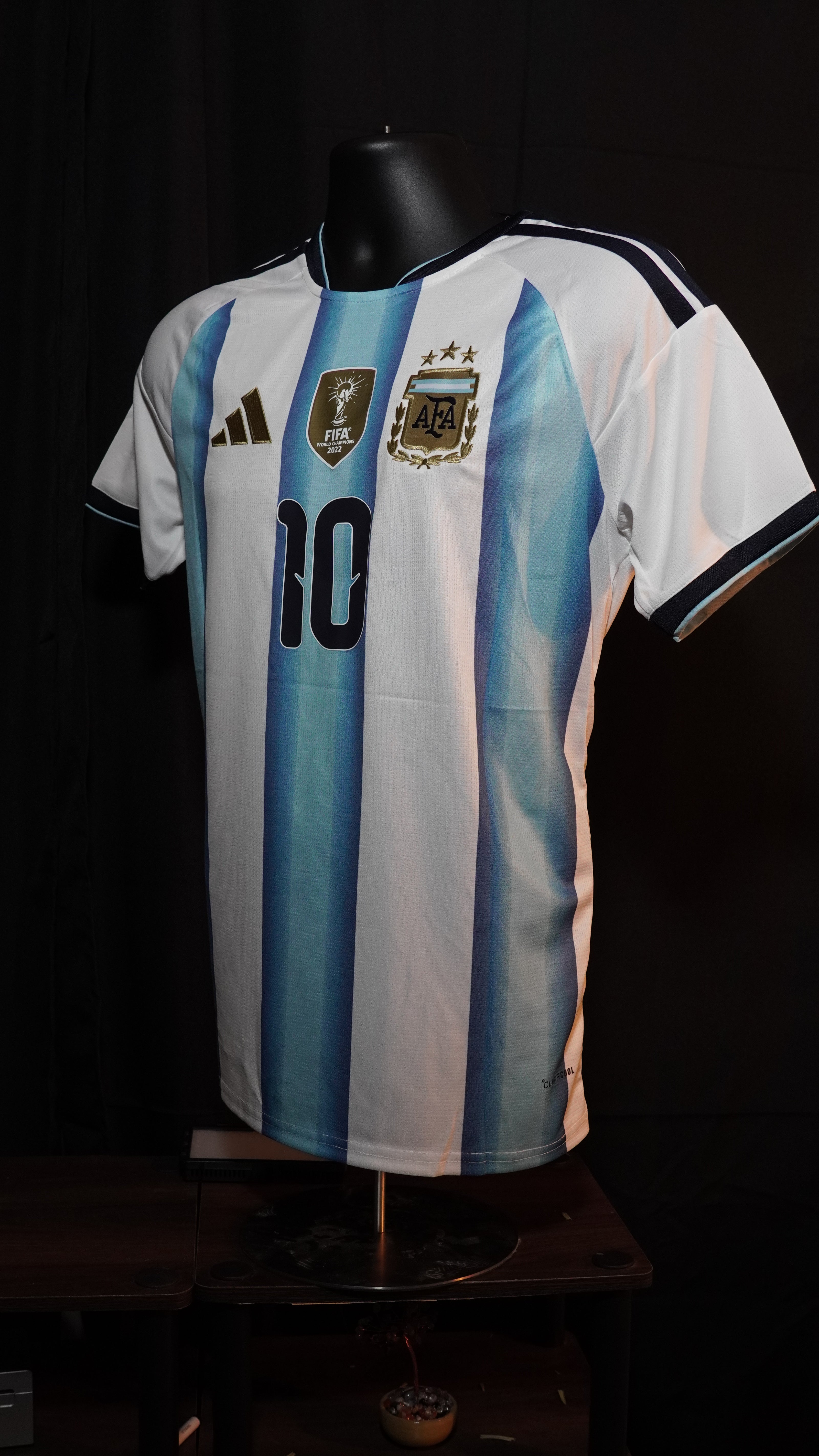 Argentina 2022 World Cup Champions Jersey – Messi #10
